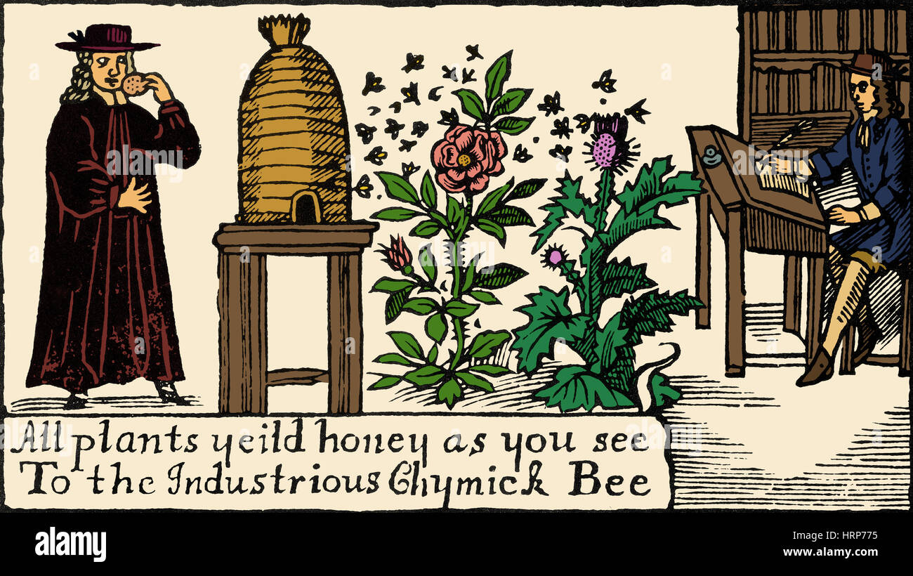 Apiculture, Beekeeping, 18 Century Stock Photo