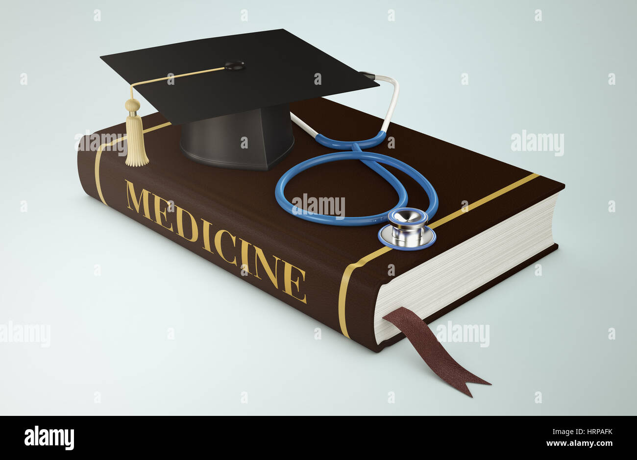 Table of medical student with books and stethoscope. by Pázsint Dalma.  Photo stock - StudioNow