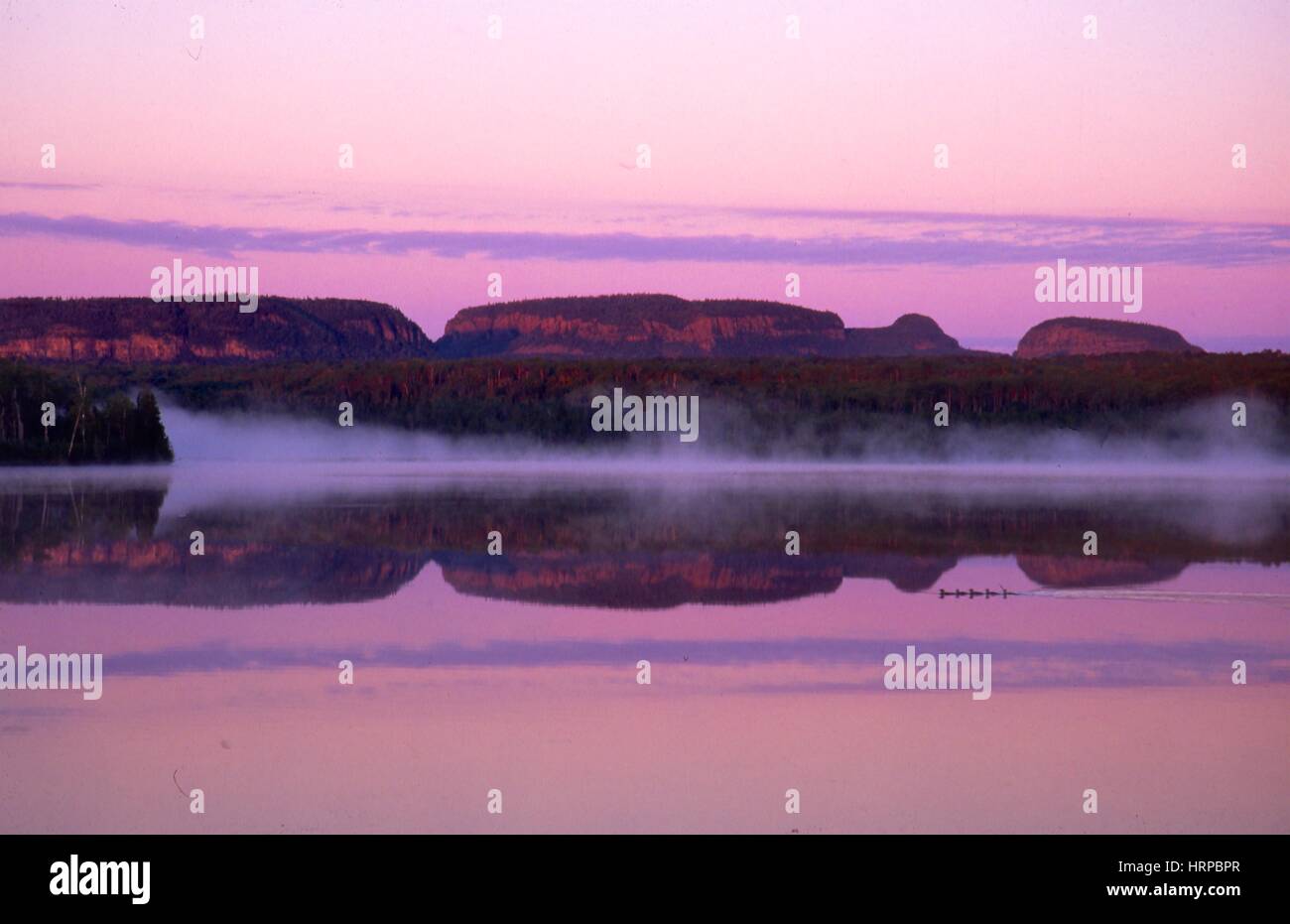 Sleeping Giant Provincial Park, Nipigon Bay, Ontario, Canada Stock Photo