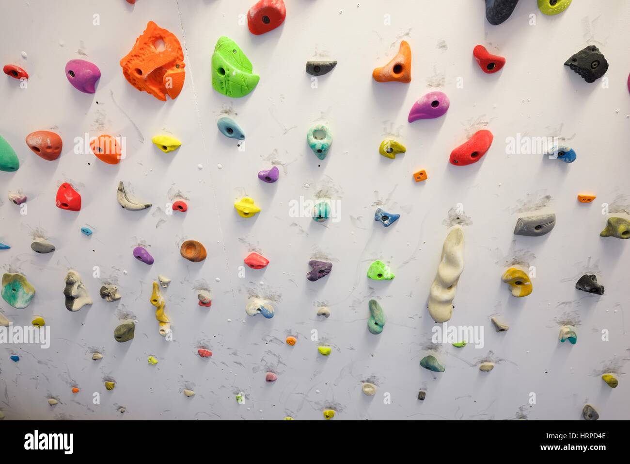 Climbing wall indoor detail in Zaragoza, Spain Stock Photo Alamy