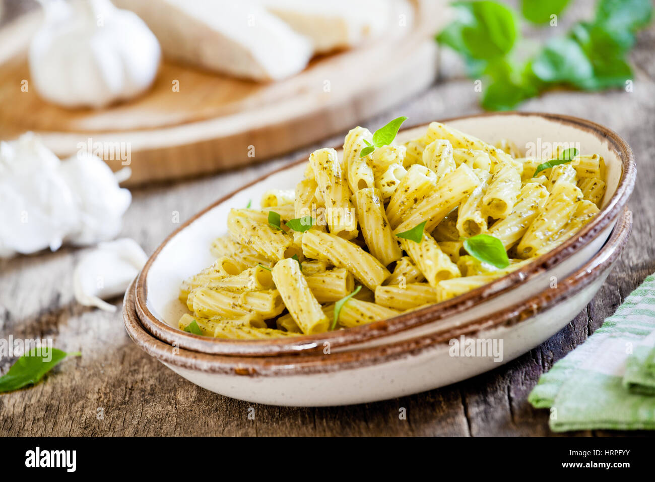 Simple homemade pesto hires stock photography and images Alamy