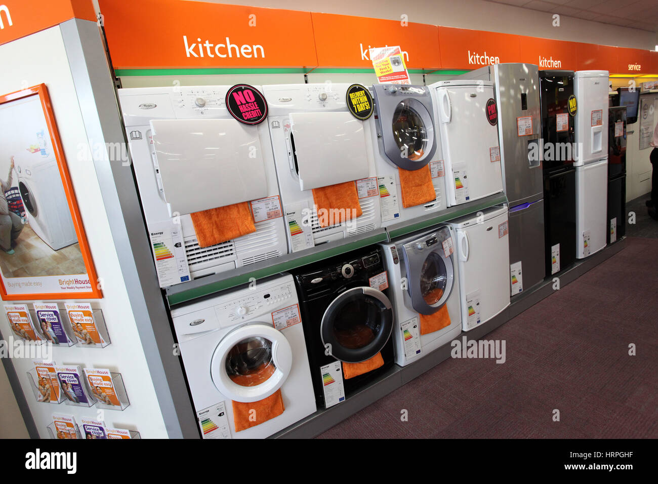 Brighthouse store Fleetwood Stock Photo Alamy