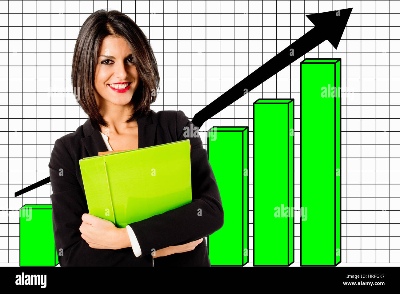 business grouth graph Stock Photo