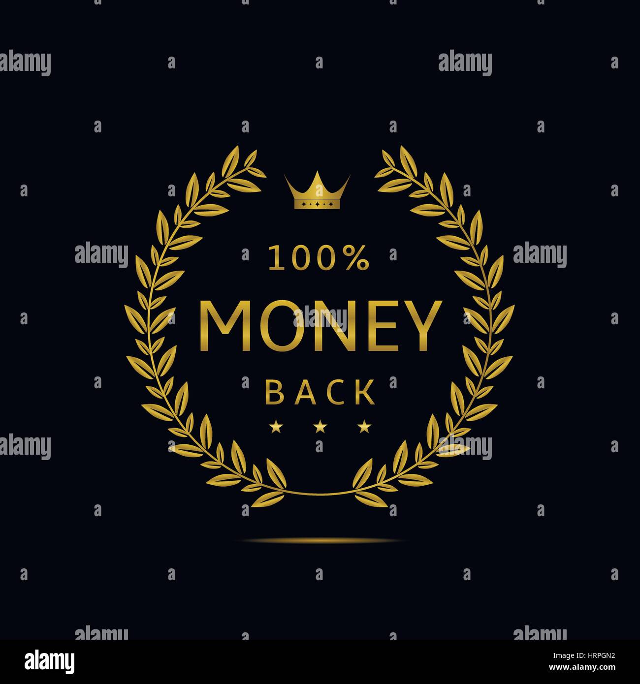 Money back label Stock Vector Image & Art - Alamy