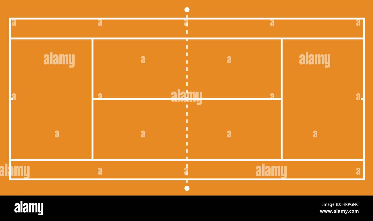 Tennis court vector illustration hi-res stock photography and images ...