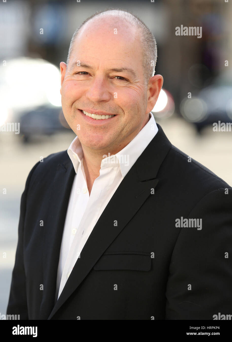 David J. Lipman poses during a photoshoot in Santa Monica, California