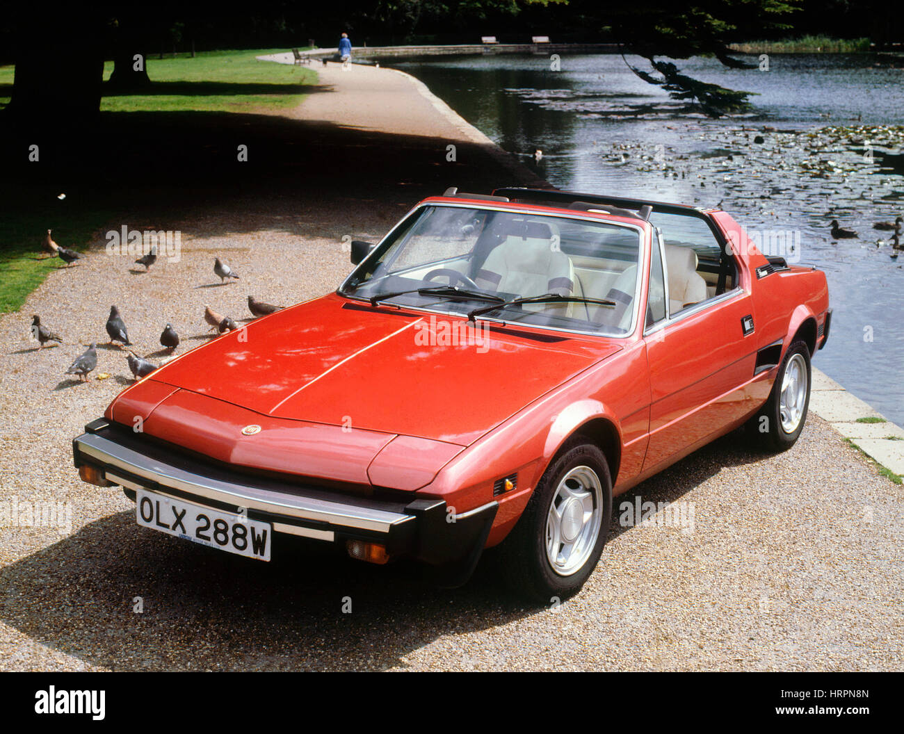 1980 Fiat X 1/9 Stock Photo