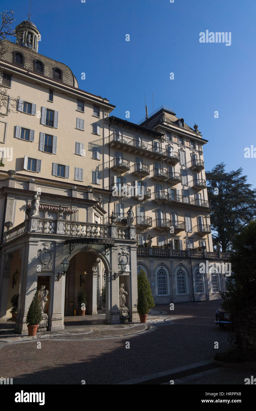 Grand Hotel Des Iles Borromees, Stresa, Italy. Stock Photo