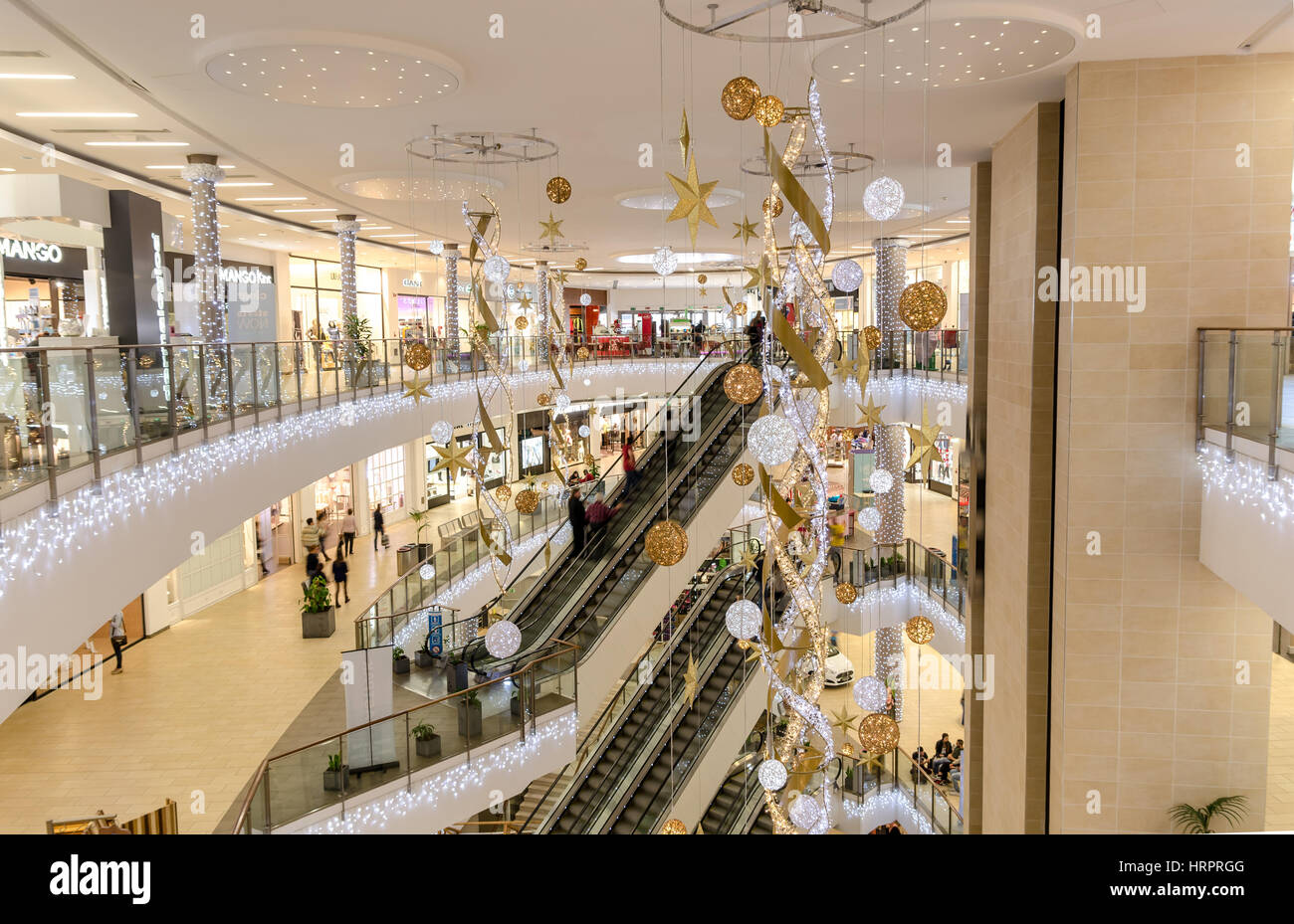 The Point Shopping Mall located in the heart of Sliema, Malta Stock