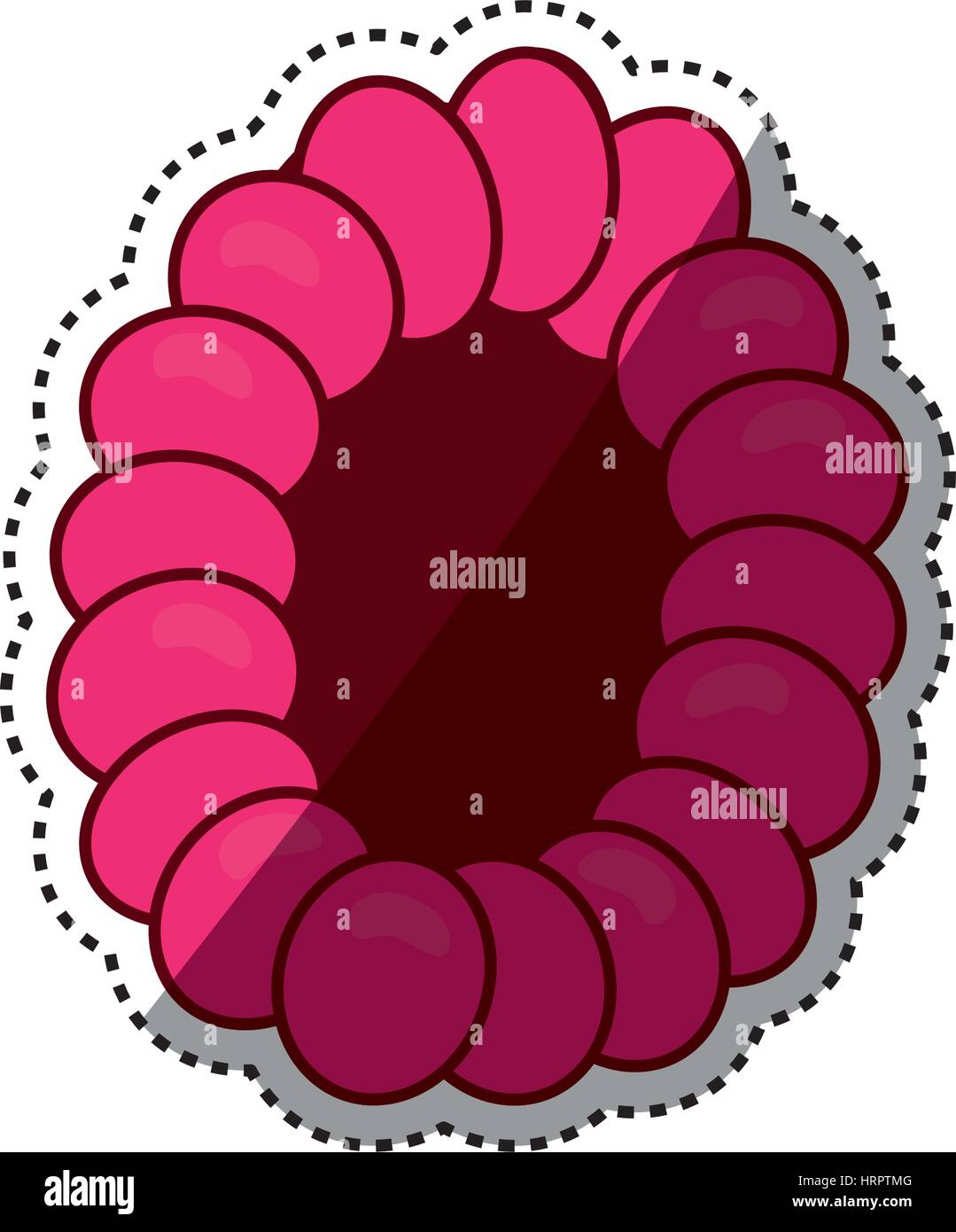 raspberry delicious fruit Stock Vector Image & Art - Alamy