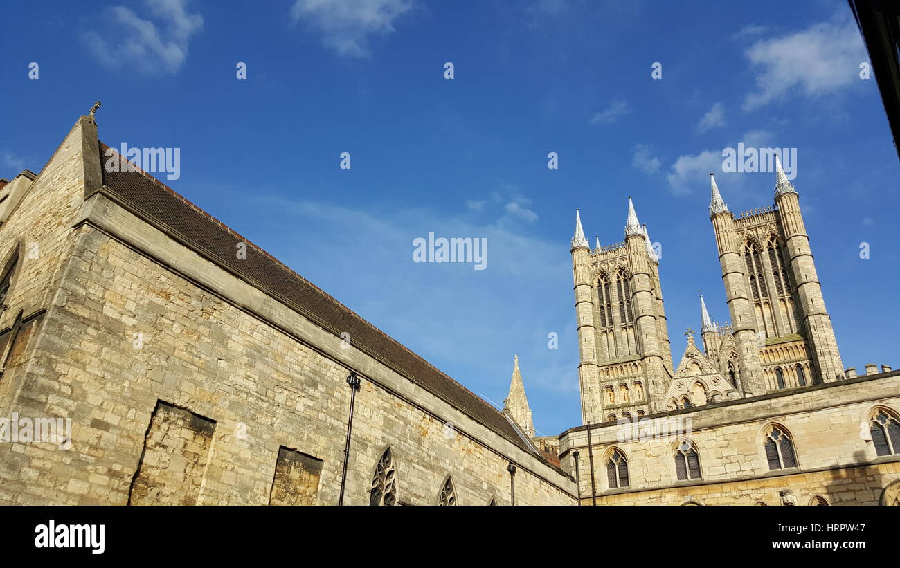 Lincoln Cathedral Stock Photo