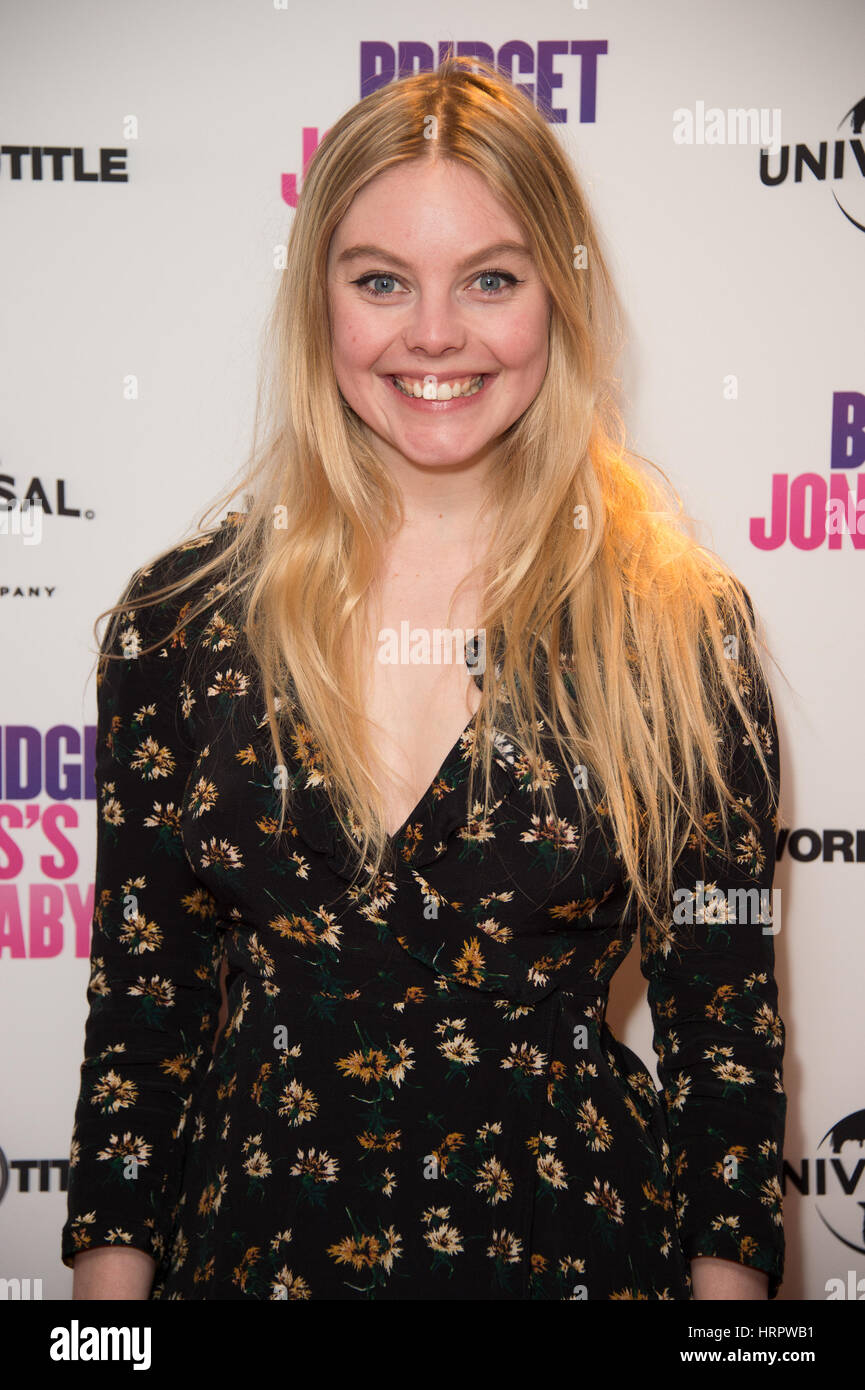 Celebrities attend a VIP screening of 'Bridget Jones's Baby' at the Charlotte Street Hotel to celebrate the DVD and Blu-Ray launch of the movie  Featuring: Nell Hudson Where: London, United Kingdom When: 31 Jan 2017 Stock Photo
