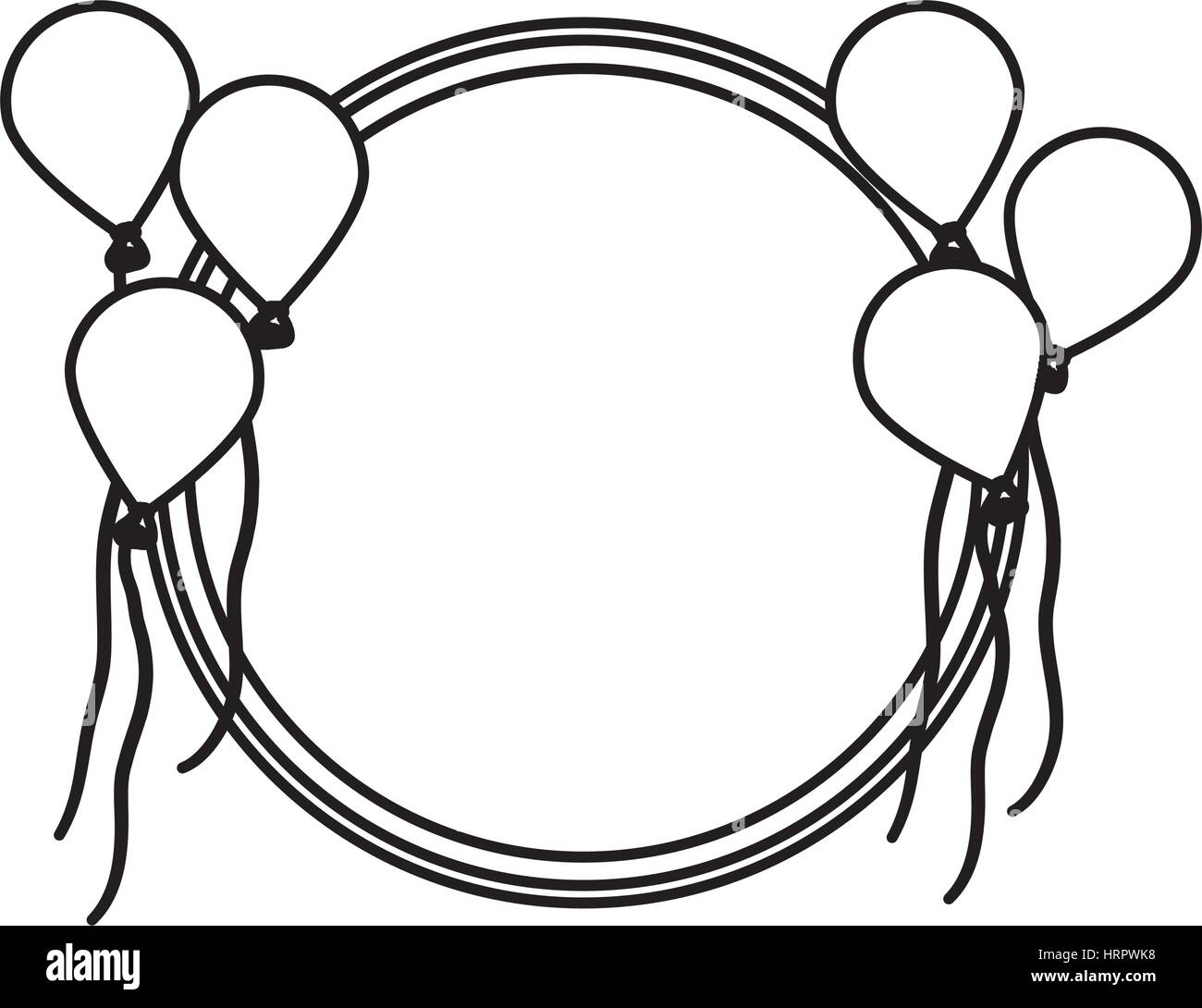 Air balloons decorative Stock Vector Image & Art - Alamy