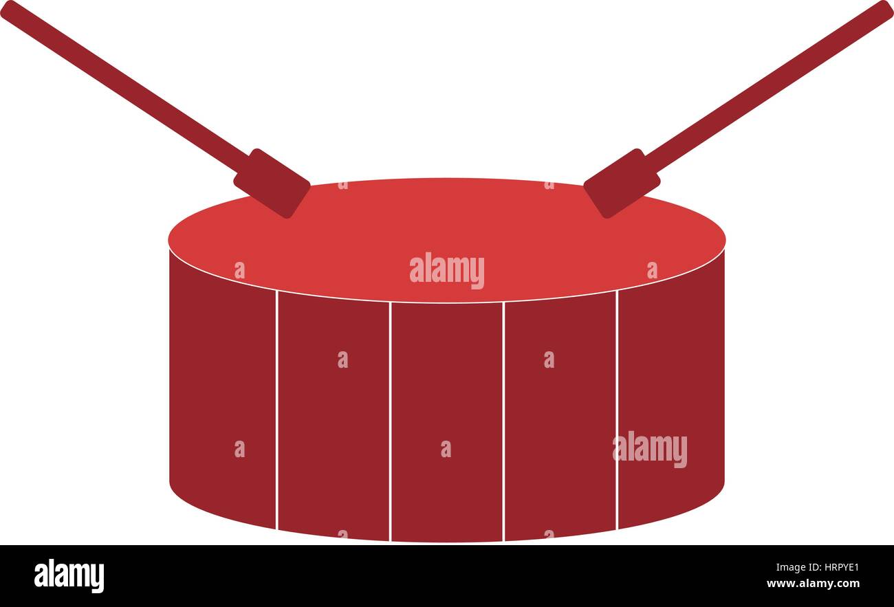 drum icon illustrated on a white background in vector Stock Vector ...