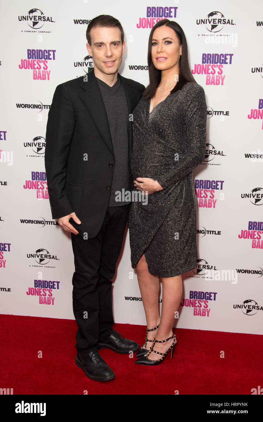 Celebrities attend a VIP screening of 'Bridget Jones's Baby' at the Charlotte Street Hotel to celebrate the DVD and Blu-Ray launch of the movie  Featuring: Will Stoppard, Linzi Stoppard Where: London, United Kingdom When: 31 Jan 2017 Stock Photo