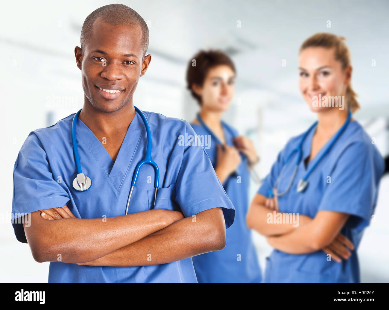 Multi ethnic friendly team hi-res stock photography and images - Alamy