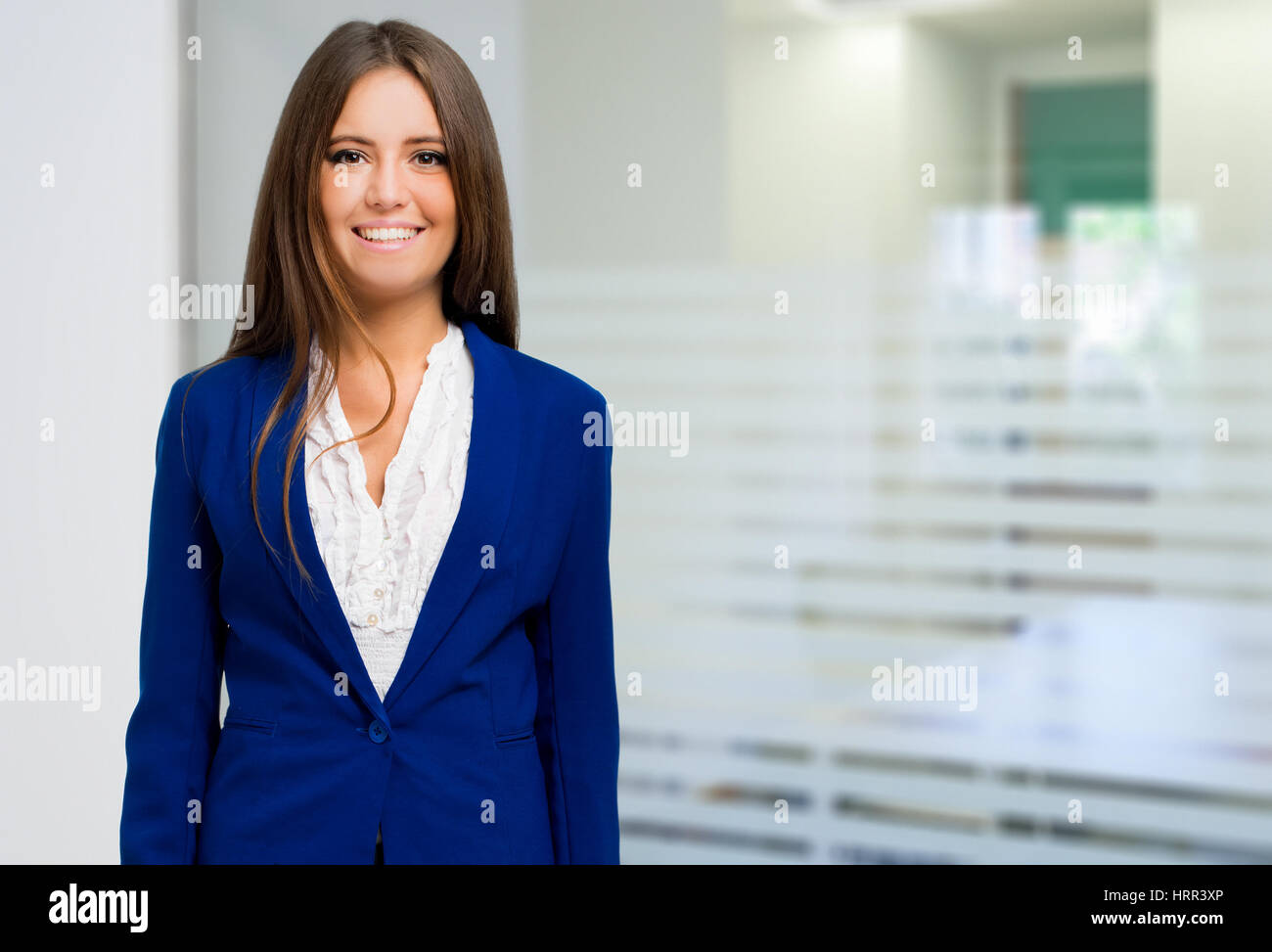 Young female manager Stock Photo - Alamy
