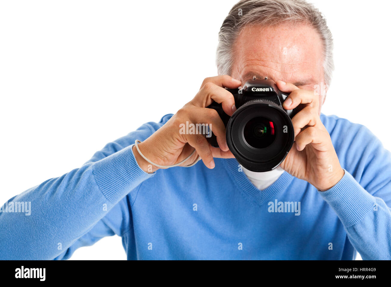 Pusle Using His Camera Vintage photographer pro hi-res stock photography and images - Alamy