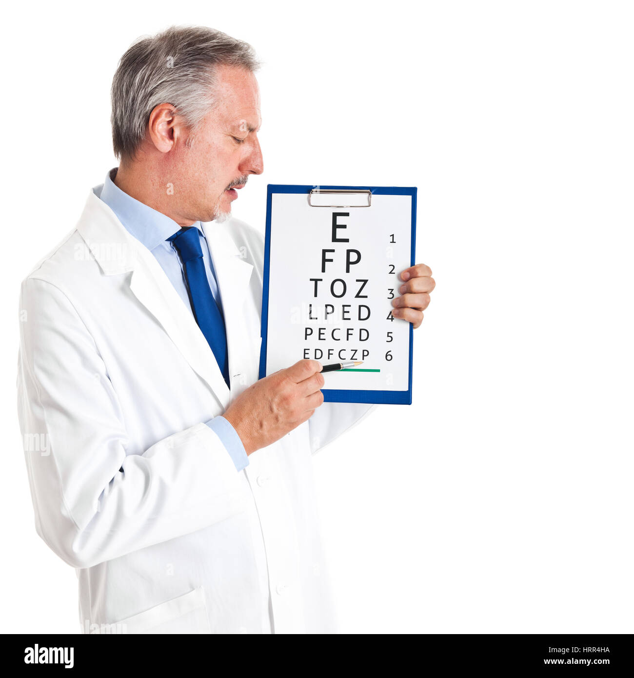 Oculist doing an optical test Stock Photo Alamy