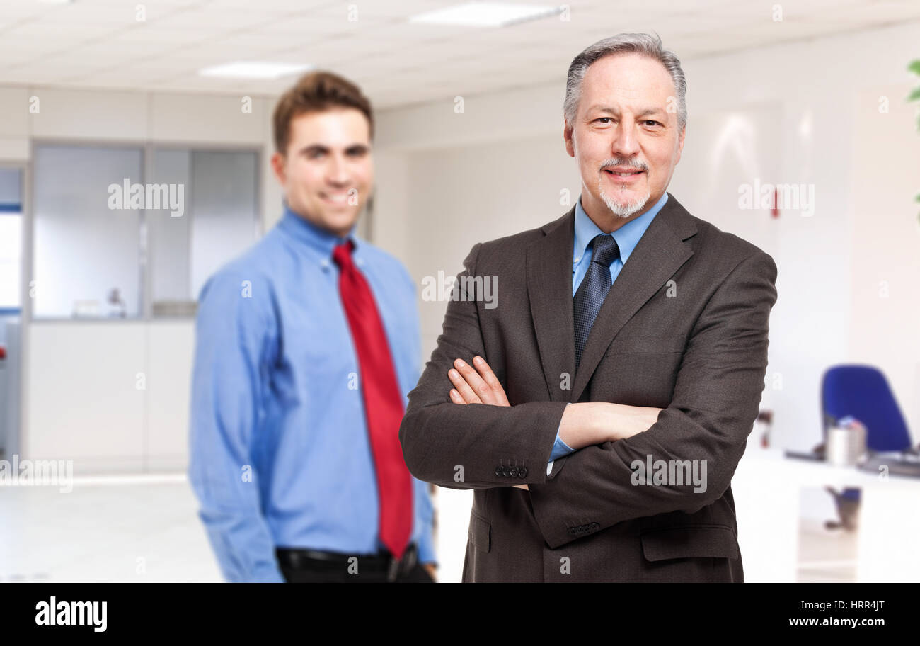 Businessmen in office Stock Photo