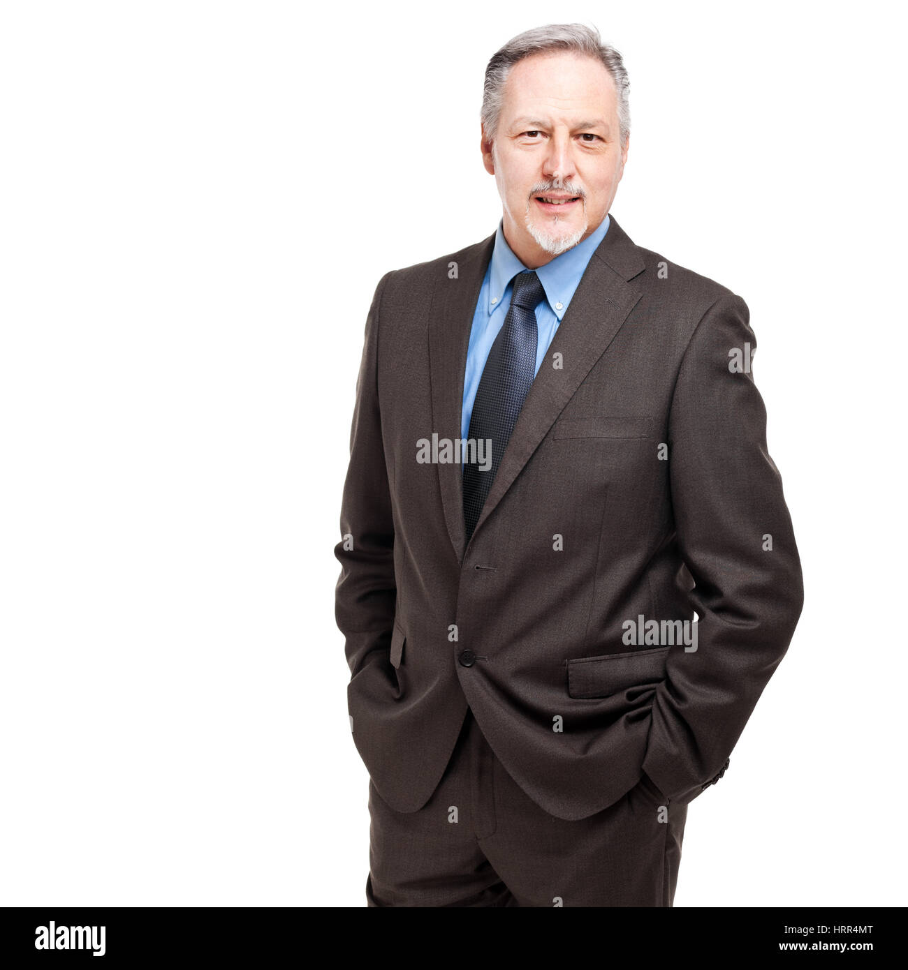 Mature businessman portrait in the office Stock Photo - Alamy