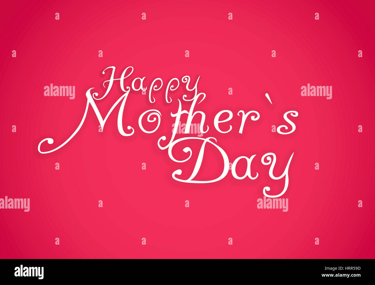 Happy Mothers Day lettering. Handmade calligraphy. Stock Photo