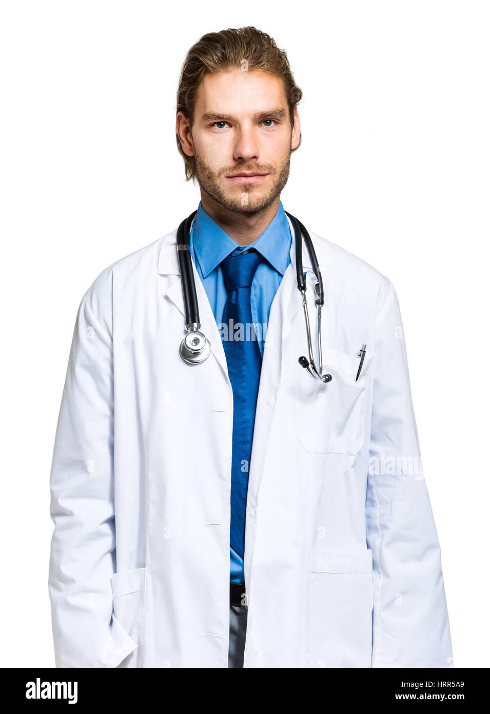 Portrait of an handsome young doctor Stock Photo