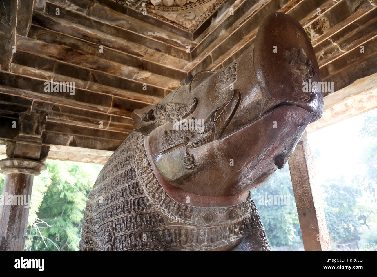 The Varaha Temple, a boar incarnation of Lord Vishnu, Khajuraho, Madhya Pradesh, India Stock Photo