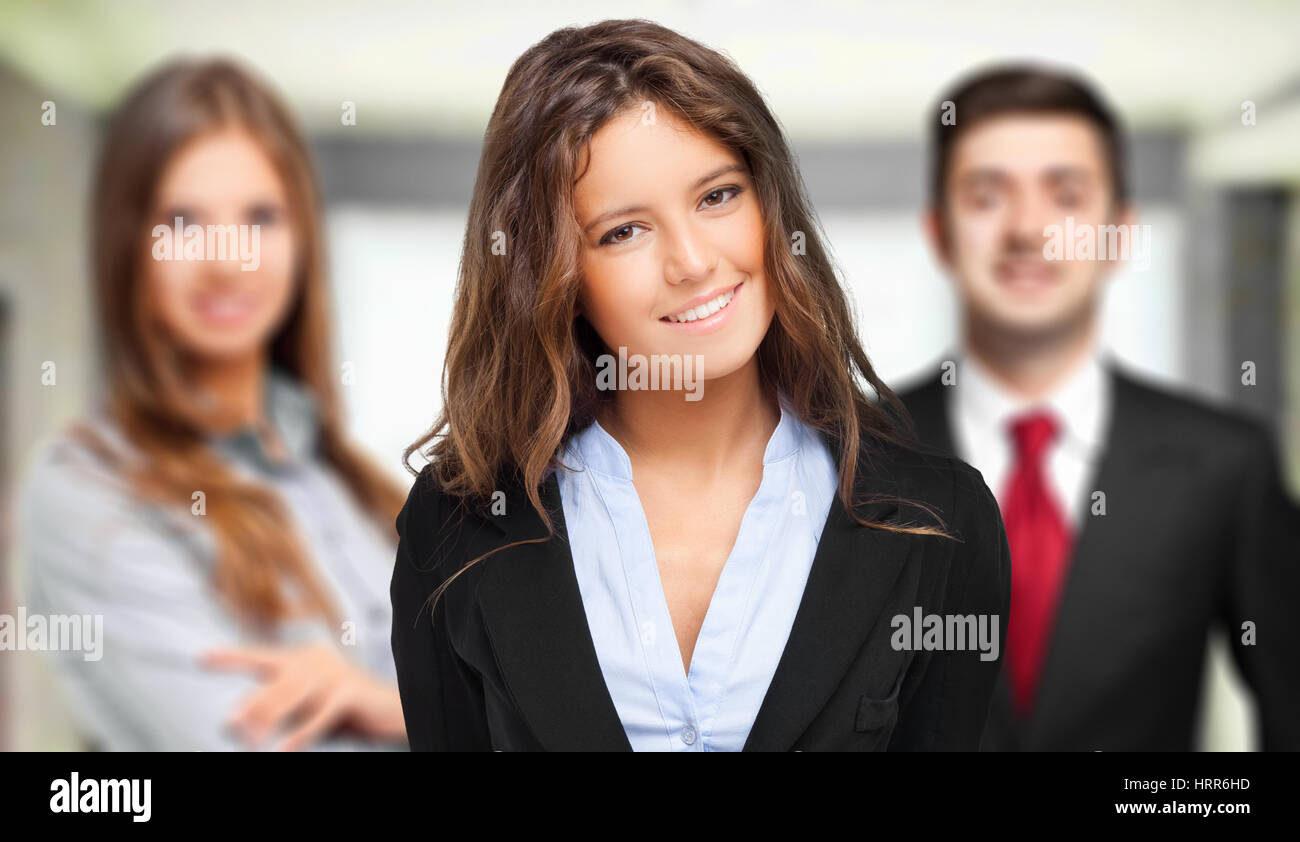 Group of smiling business people Stock Photo - Alamy