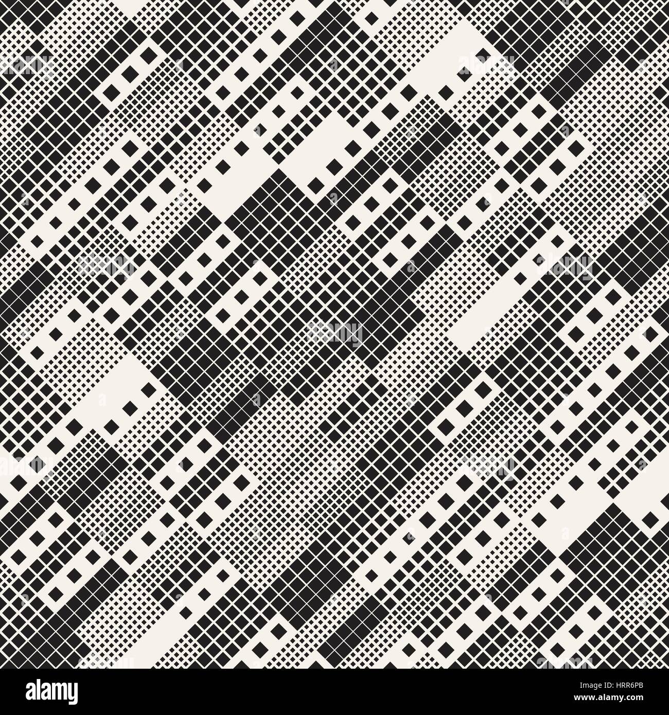 Modern Stylish Halftone Texture. Endless Abstract Background With ...