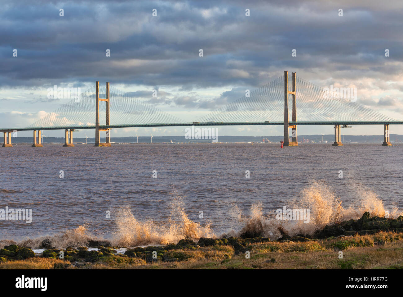 The Second Severn Crossing. Stock Photo