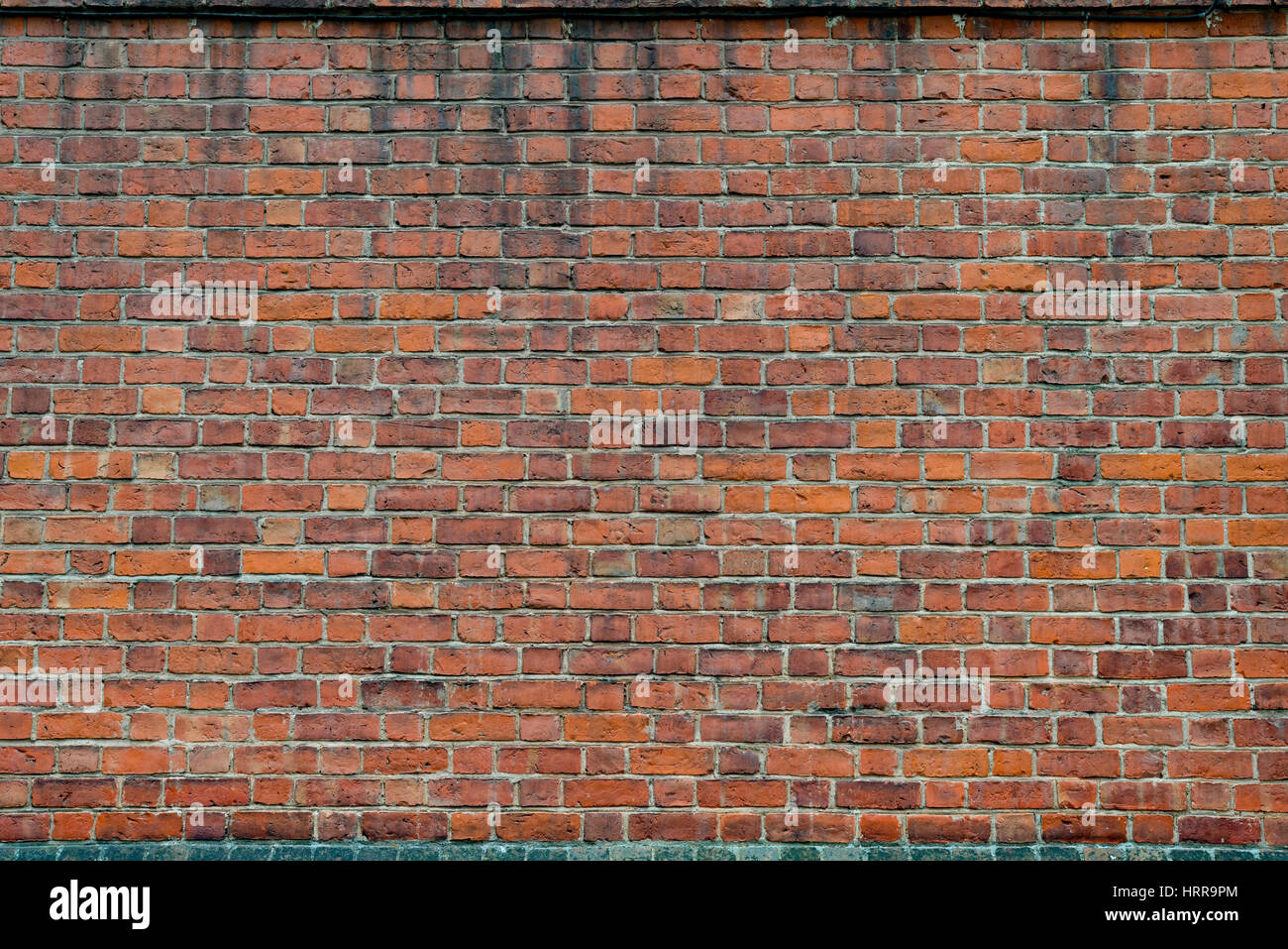 Old and grungy red brick wall texture background Stock Photo - Alamy