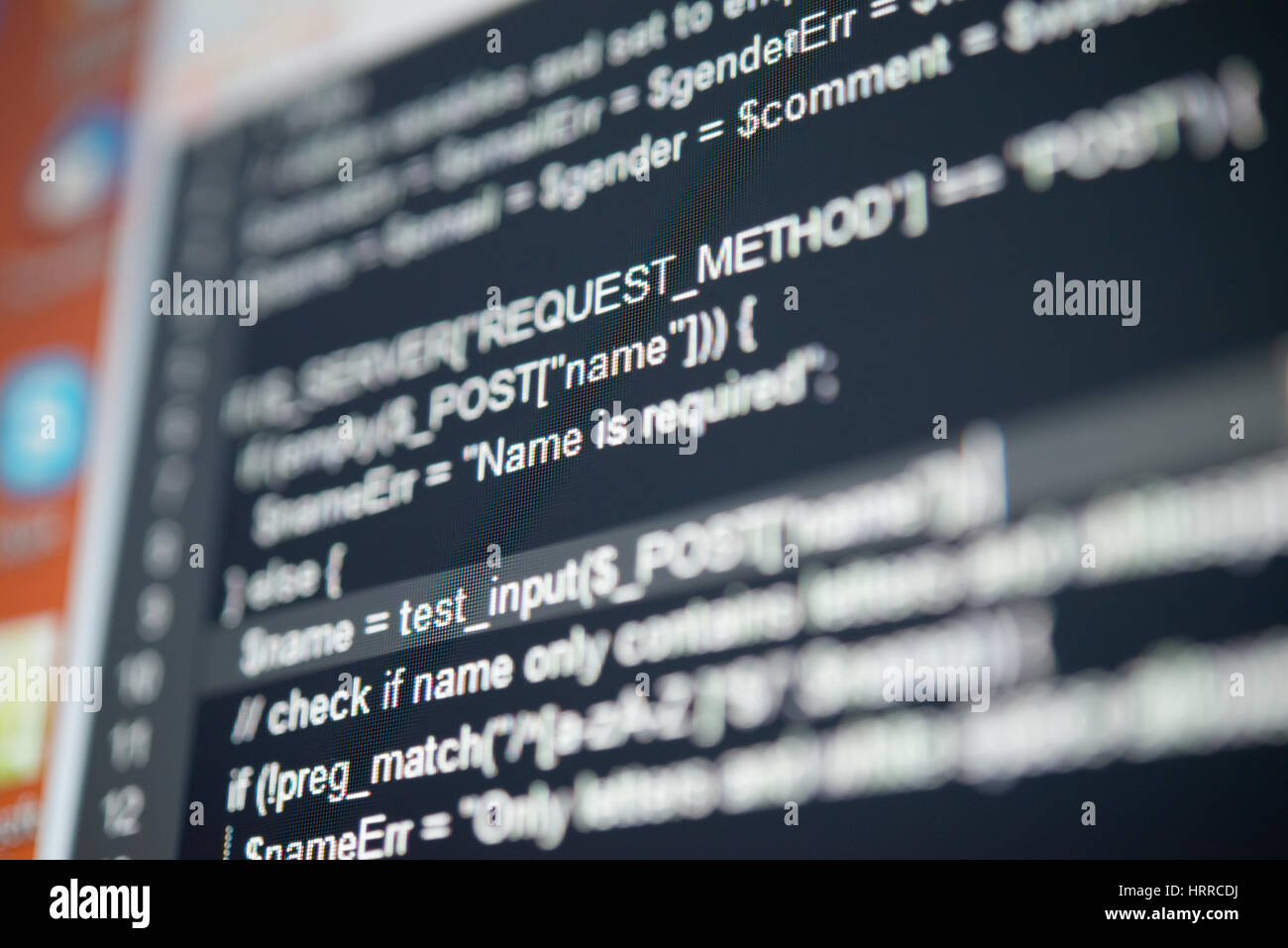 Program Code On A Monitor High Resolution Stock Photography and Images ...