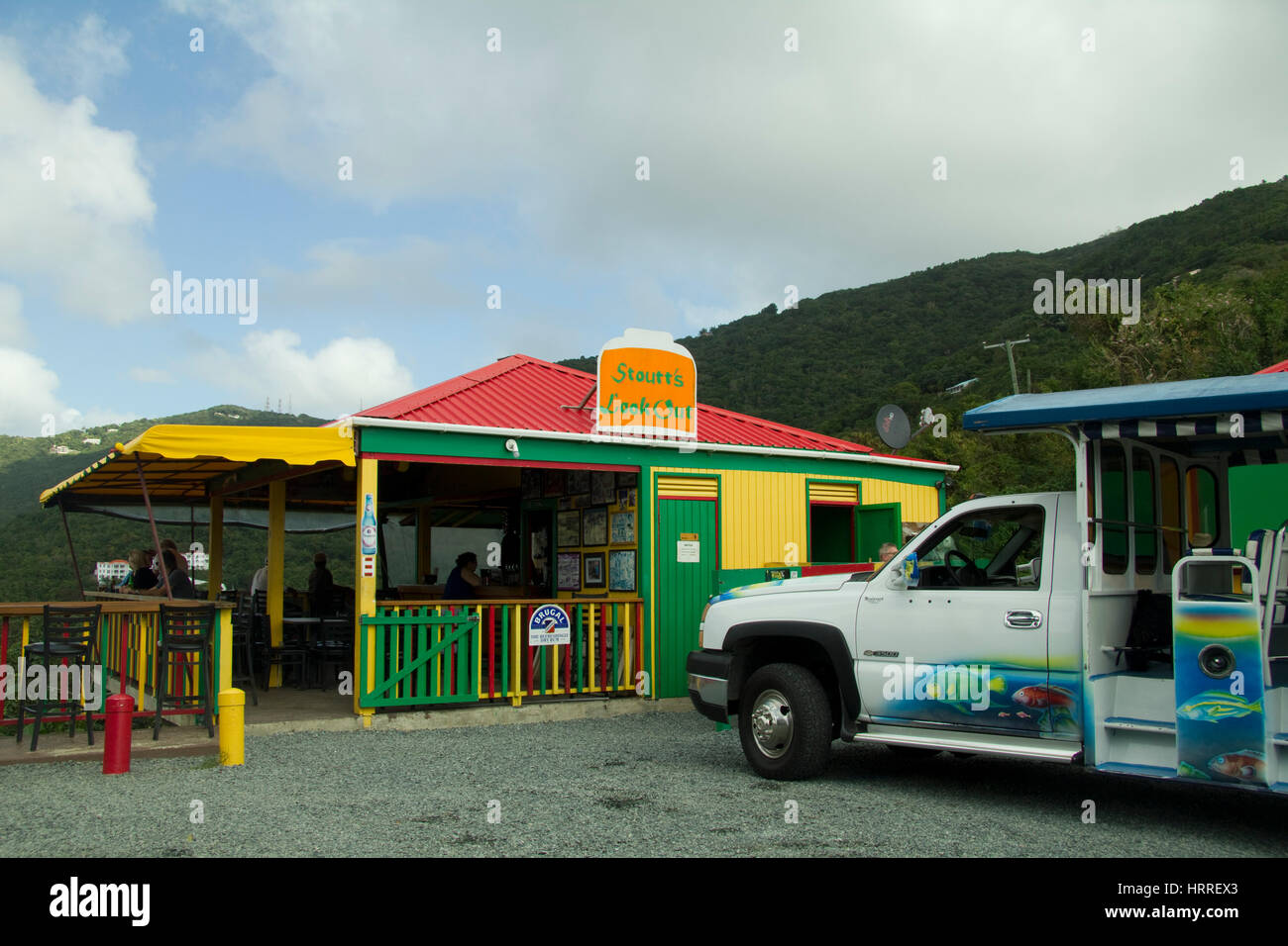 Stouts Lookout Tortola, British Virgin Islands, Caribbean Stock Photo