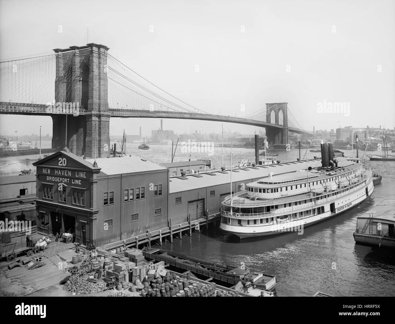 Vintage ferry boat Black and White Stock Photos & Images - Alamy