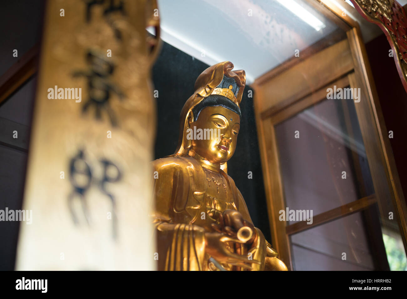 Buddhist Temple in East San Jose, California Stock Photo