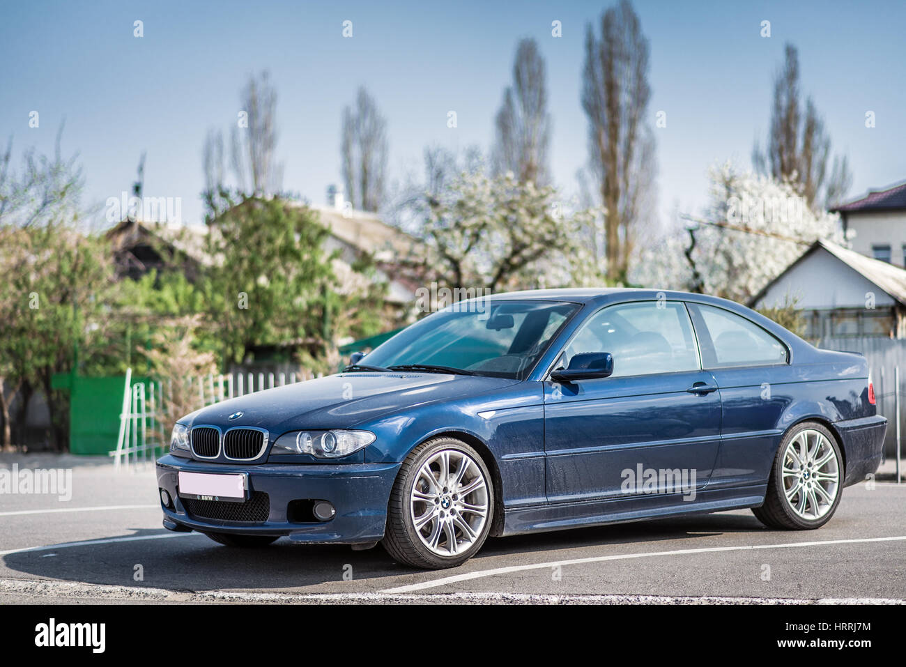 BMW 3-series sports car, with body tuning, production years ca. 1984-1991  Stock Photo - Alamy