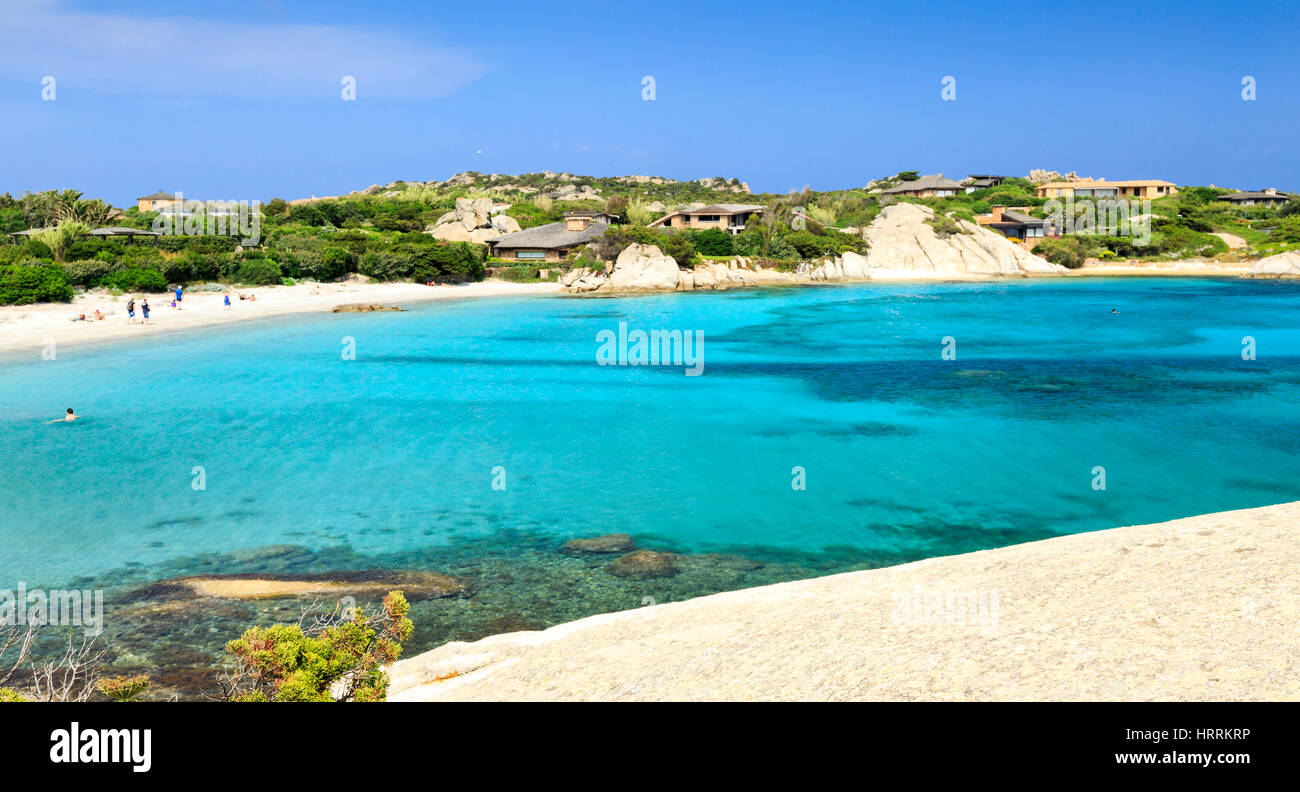 Beautiful Beach, Cavallo Island, Corsica, France Stock Photo