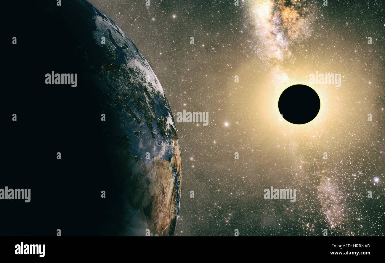 Scary Black Hole Portal Space