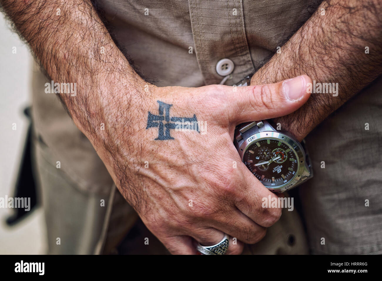 Eastern Promises Hand Tattoos