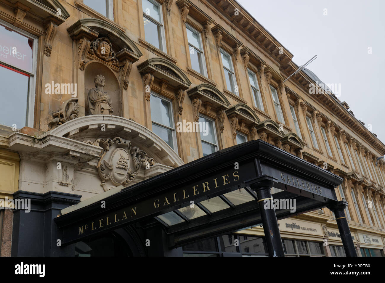 McLellan Galleries are an exhibition space in the city of Glasgow Stock Photo