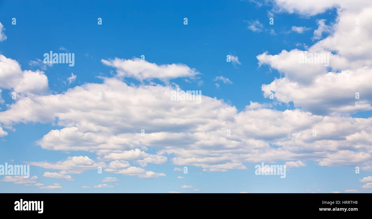 beautiful blue sky with clouds. nature background Stock Photo - Alamy