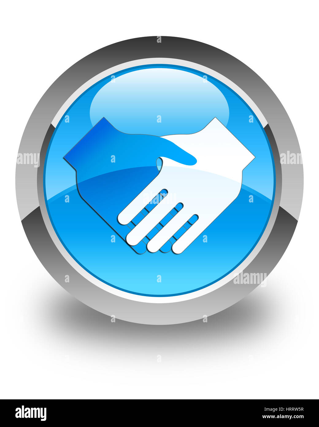 Handshake icon hi-res stock photography and images - Alamy