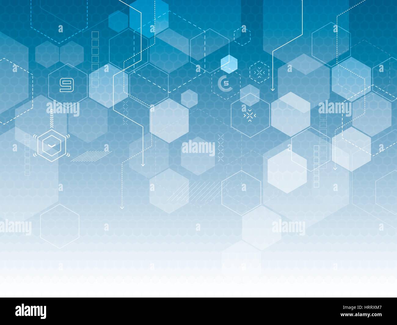 abstract technology background with hexagons Stock Vector Image & Art ...
