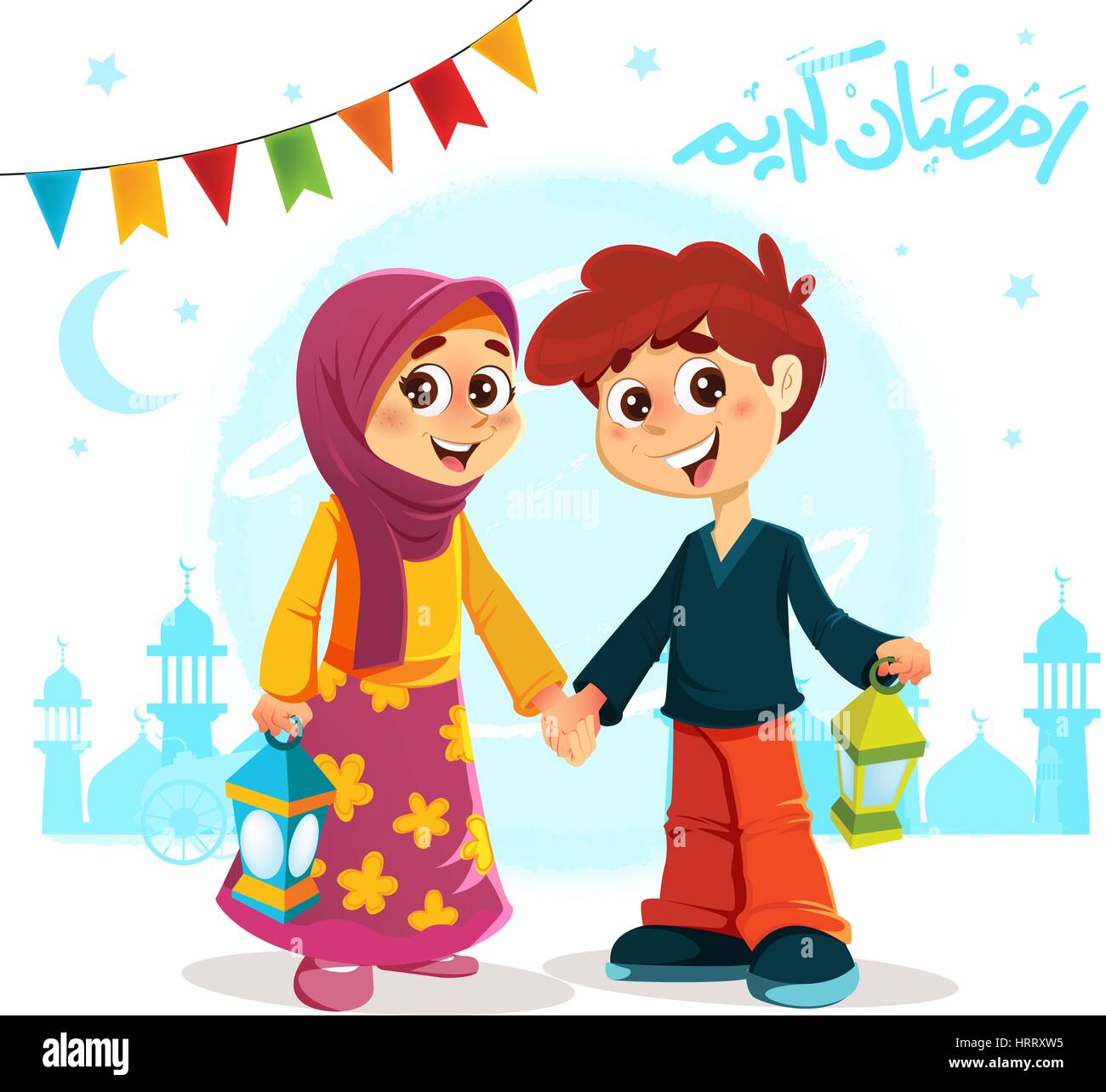 Ramadan cartoon hi-res stock photography and images - Page 10 - Alamy