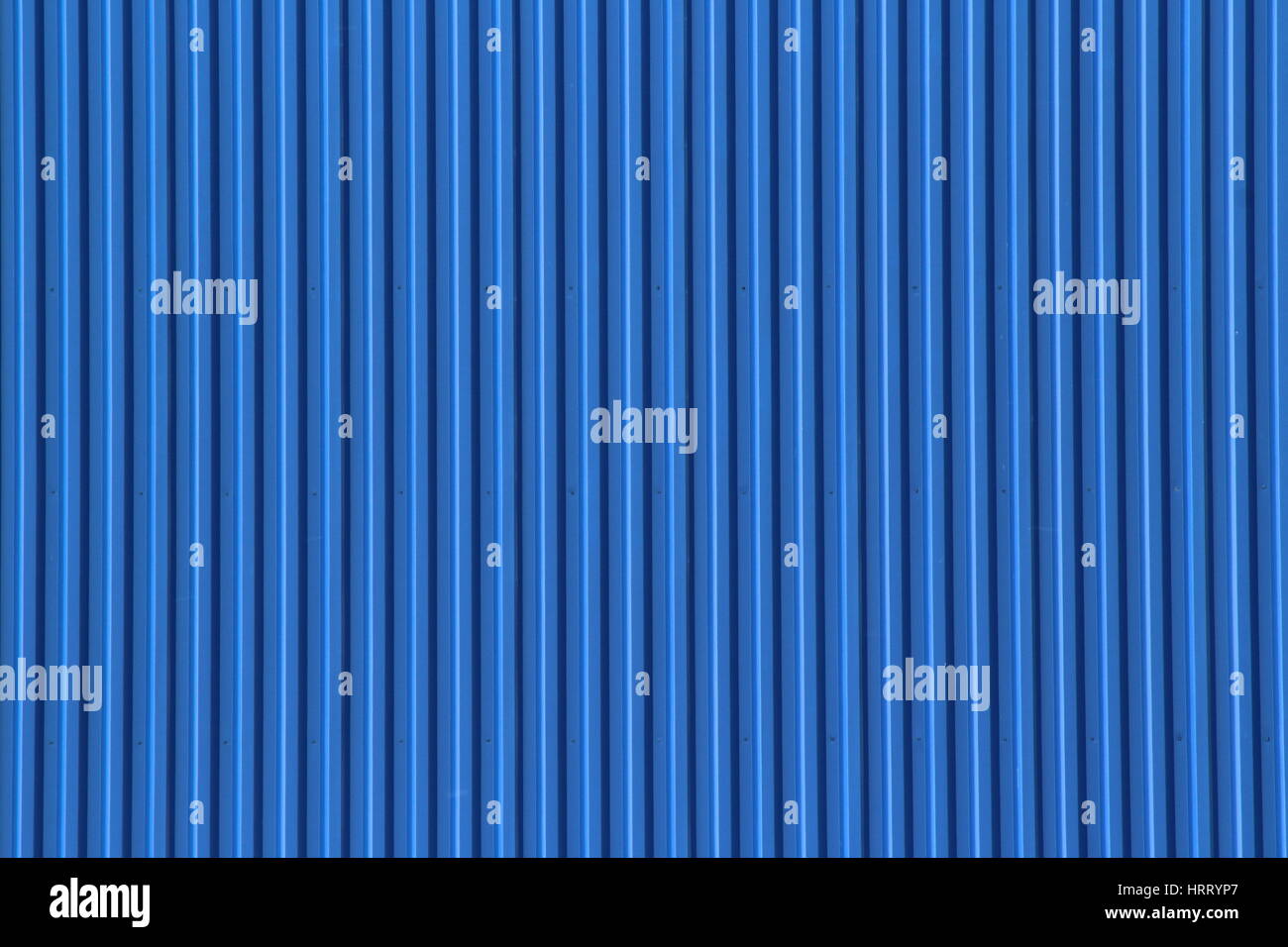 Texture of Blue Corrugated iron Background Stock Photo