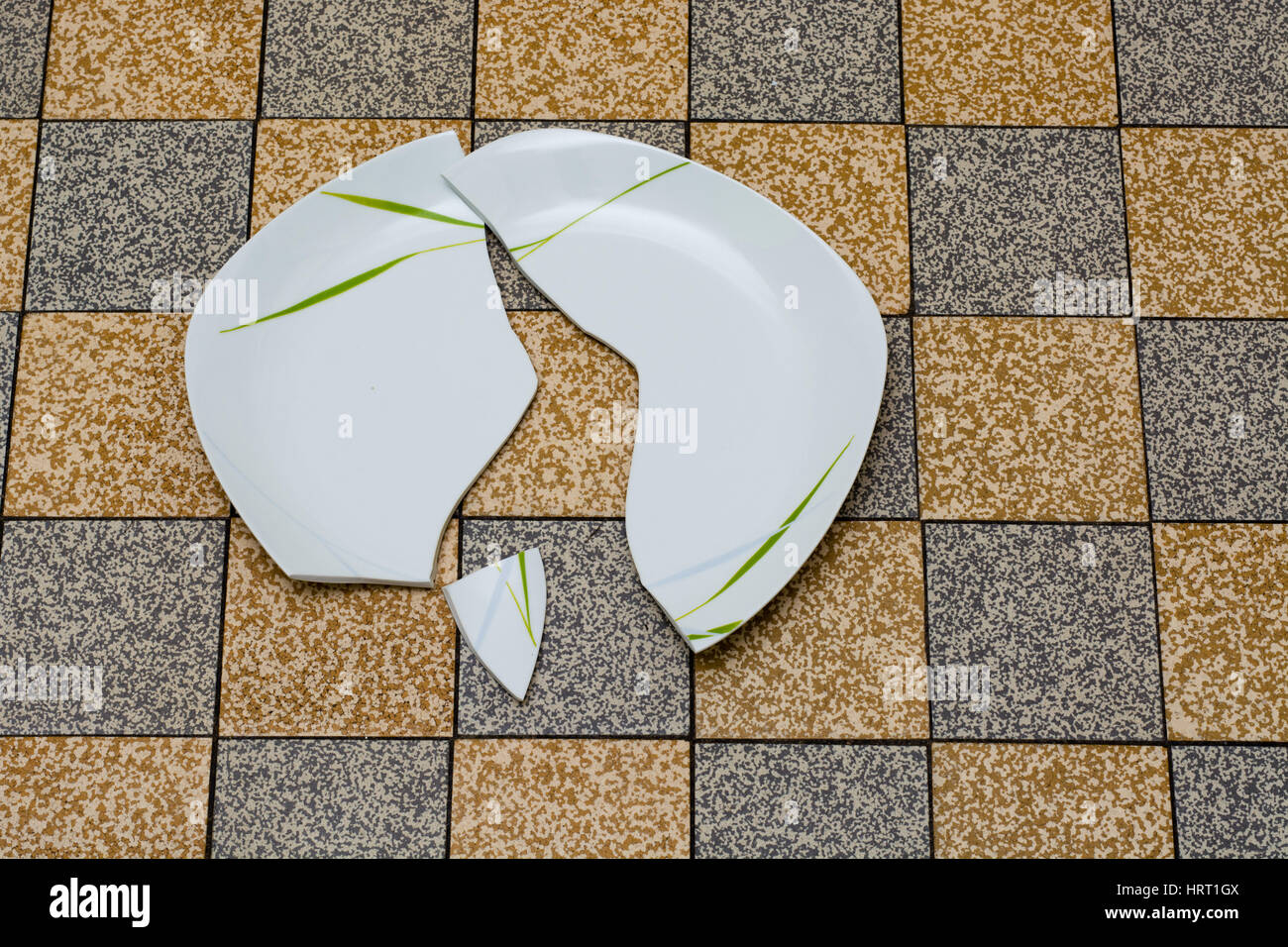 Broken dish floor hi-res stock photography and images - Alamy