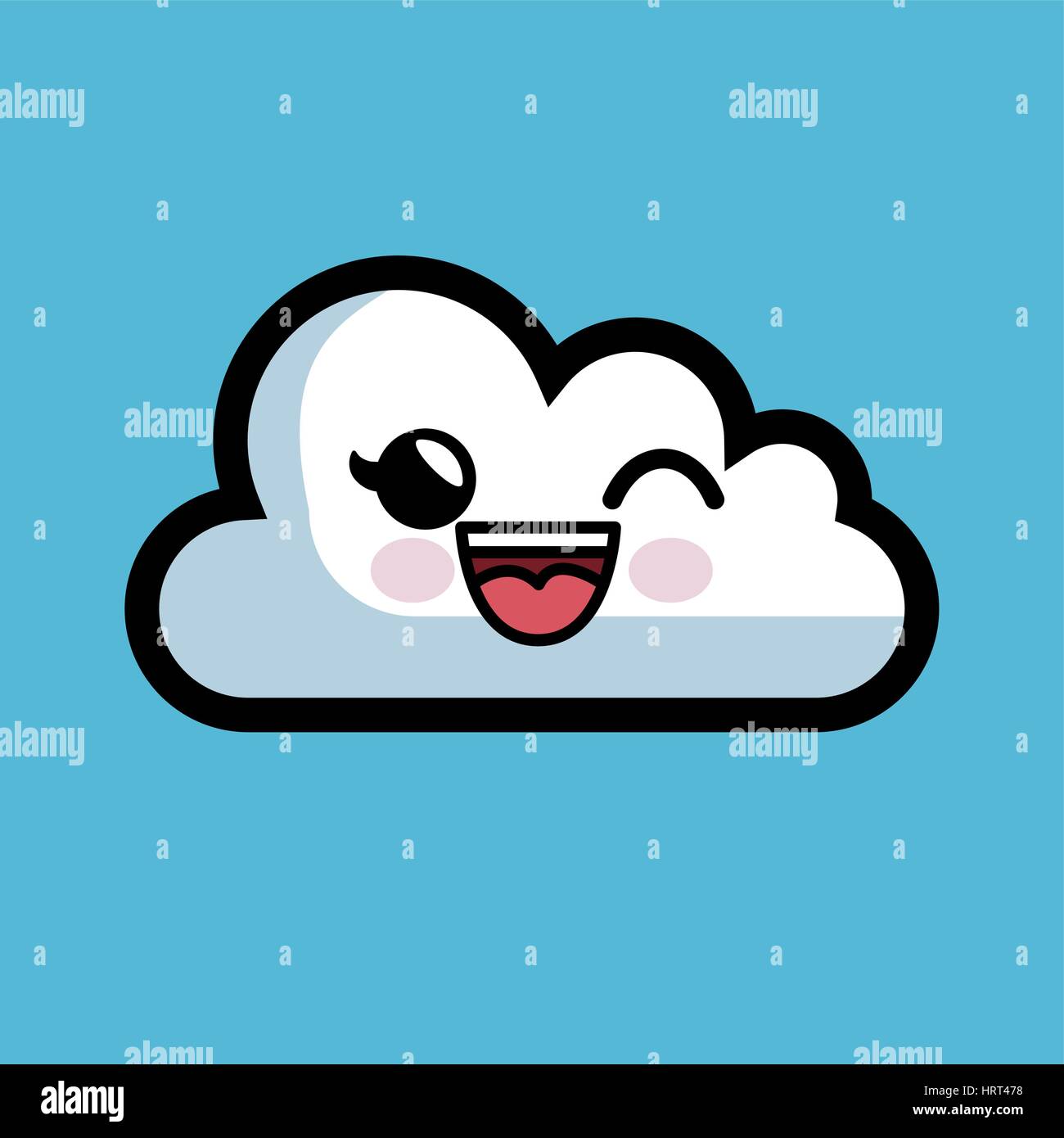 cloud computing character isolated icon Stock Vector Image & Art - Alamy