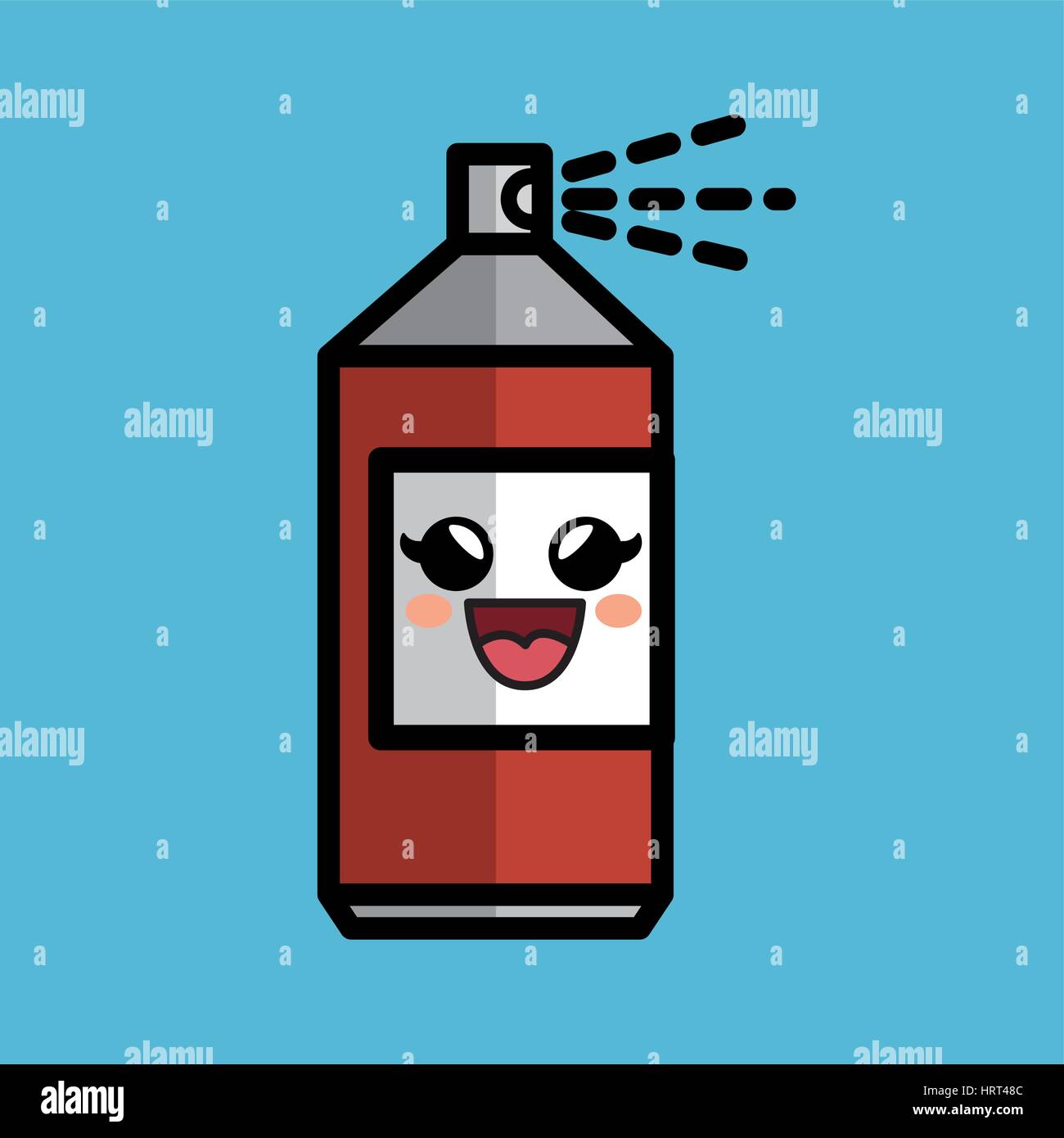 spray paint comic character icon Stock Vector Image & Art - Alamy