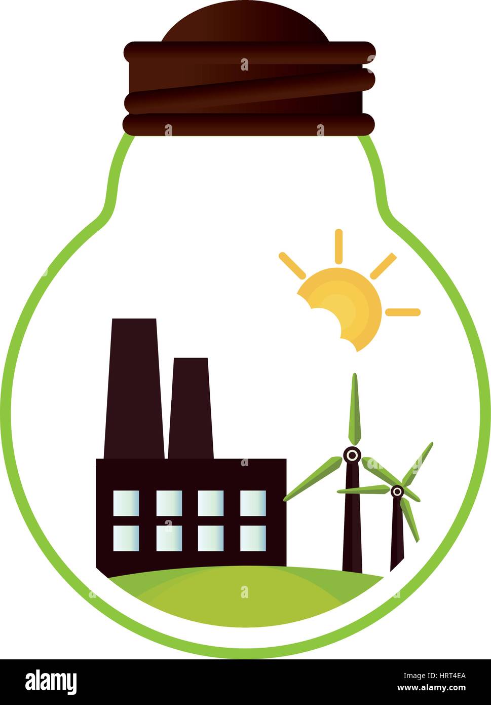 green factory building icon Stock Vector Image & Art - Alamy
